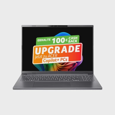 ACER Laptop Aspire 16 AI OLED A16-61M-R2E7 / AMD Ryzen AI 7 350, 16", WUXGA+ OLED, 32 GB RAM, 1 TB SSD, Windows 11, crna